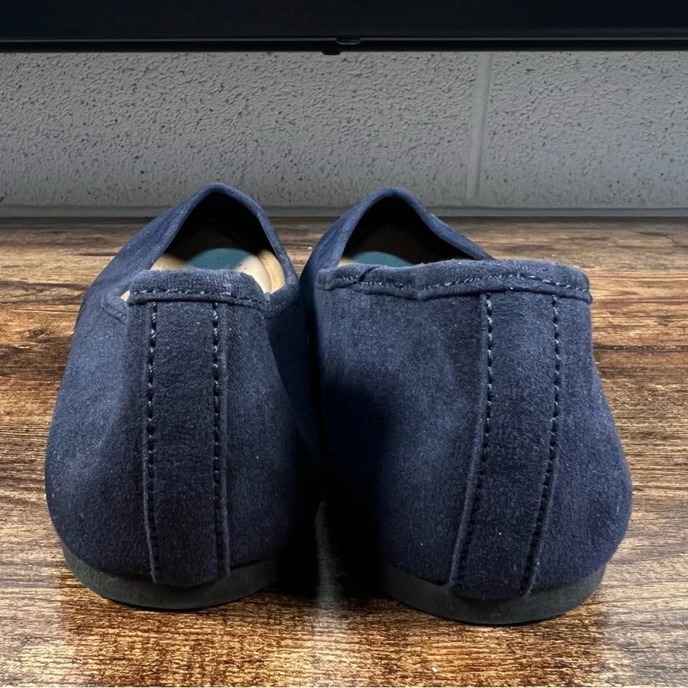 Ophelia Roe Flat Shoes Phoebe Slip On Blue Casual Point Toe Comfort women's 9.5‎